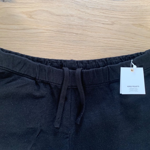 NORSE PROJECTS VANYA TAB SERIES SWEAT PANT - Black Sz: L - Picture 3 of 6
